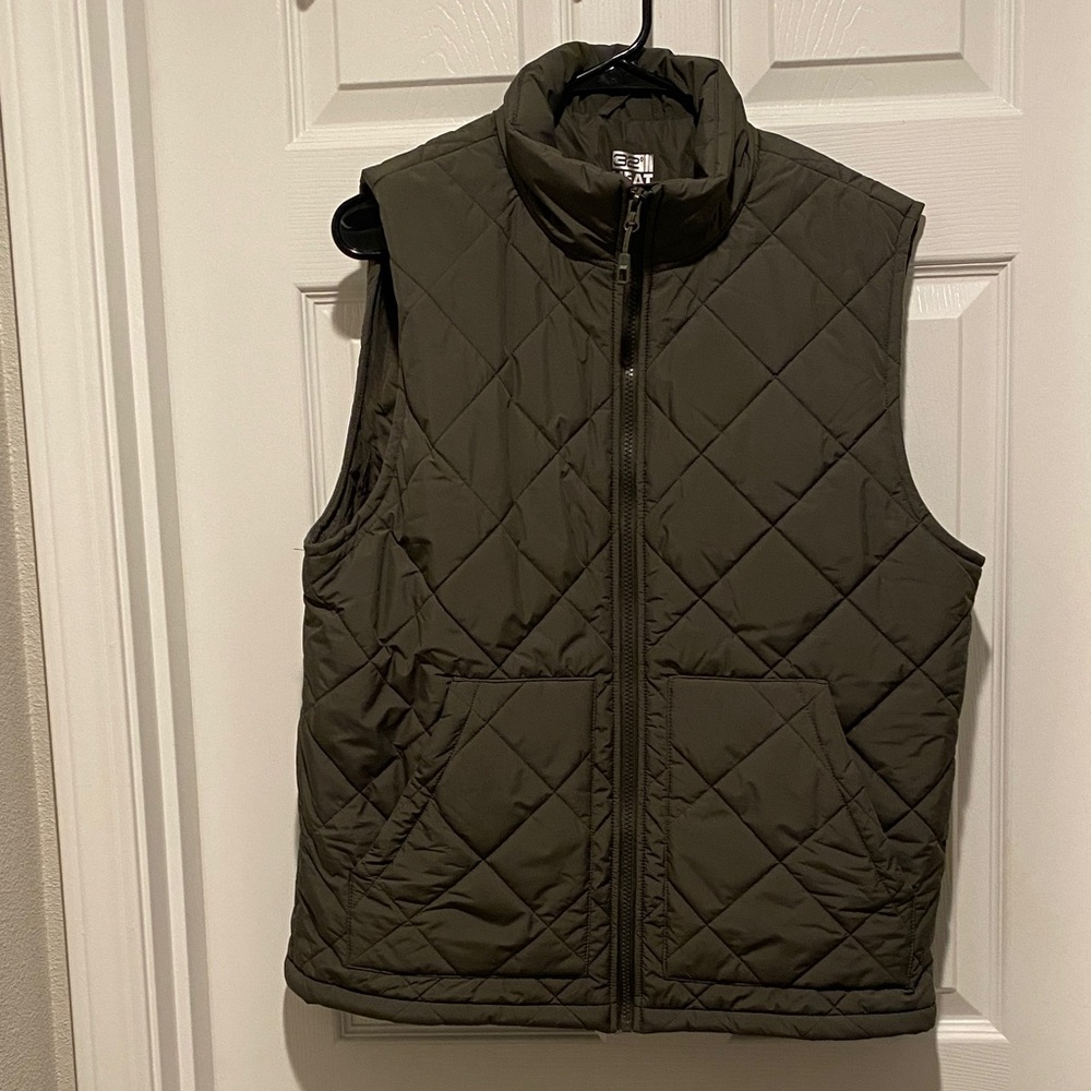 32 Degrees Men's Quilted Dark Green Vest